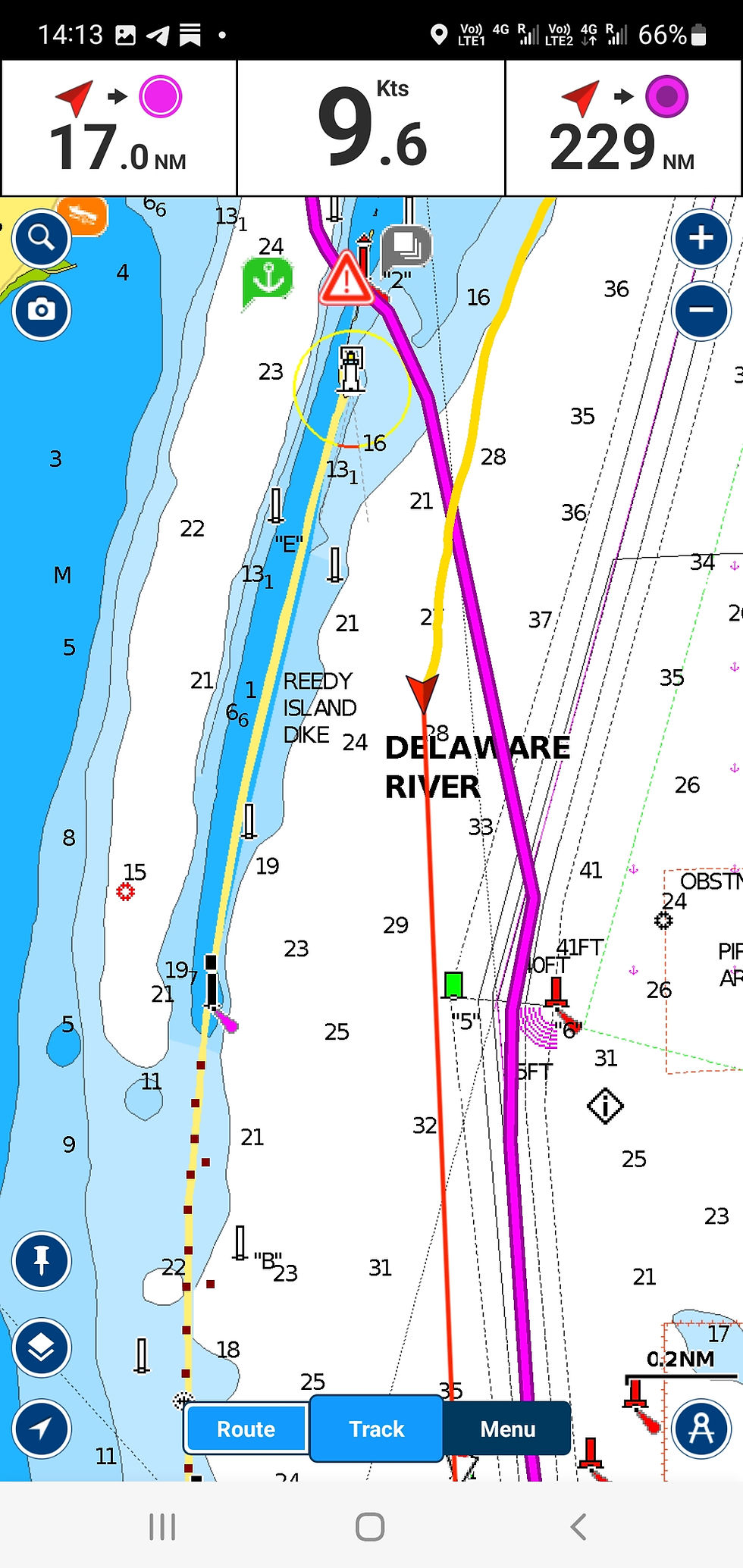 Yup, we really did sail this fast (maybe with a knot or two of favourable tide).