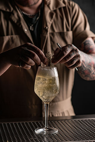 Creative bar photography and cocktail content