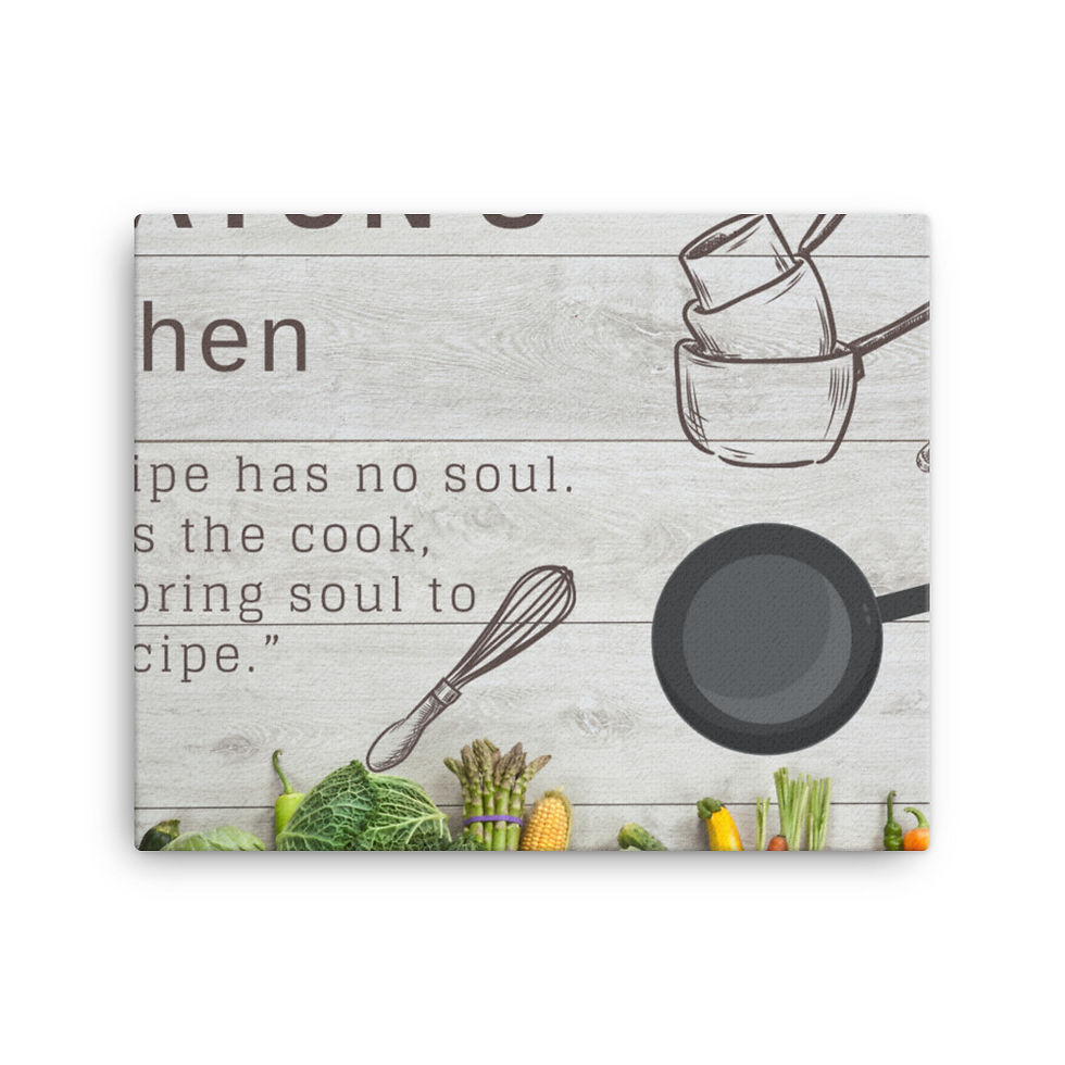 Thumbnail: Personalised Cook's Canvas