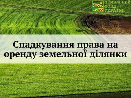 Спадкування права на оренду земельної ділянки