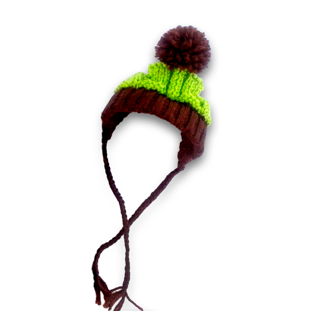 Шапка для собак зелена