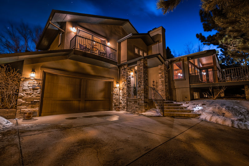 Twilight photography for real estate listings.
