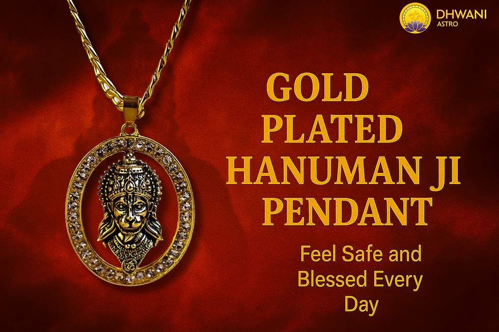 Gold Plated Hanuman Ji Pendant – Feel Safe and Blessed Every Day