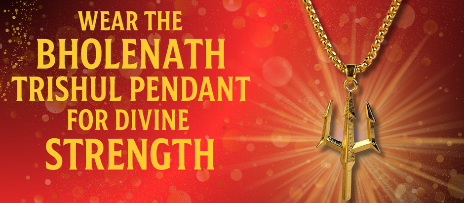 Wear the Bholenath Trishul Pendant for Divine Strength