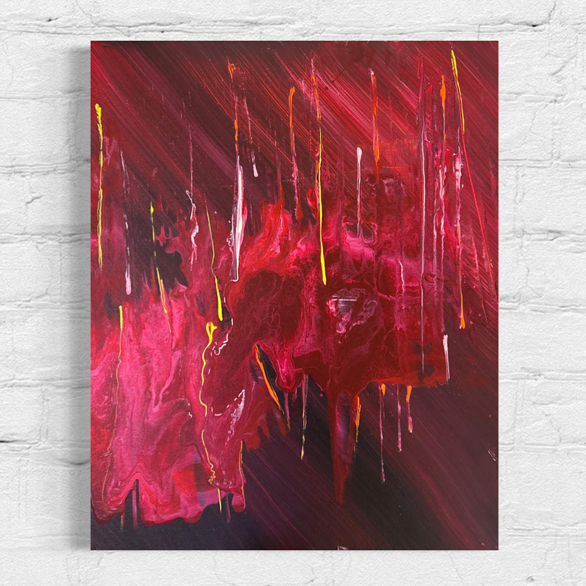 Corrupt Transmission | 20 x 16 x 1 in | Abstract Painting
