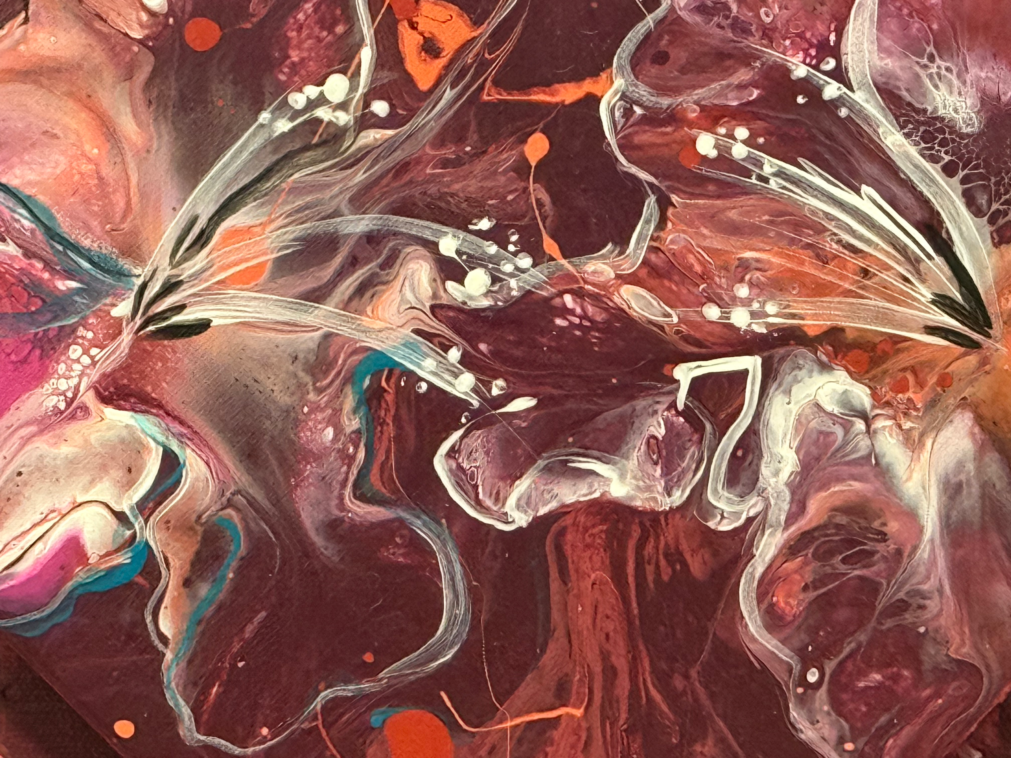 After the Break, It Bloomed | 17 x 10 x 3 | Abstract Painting