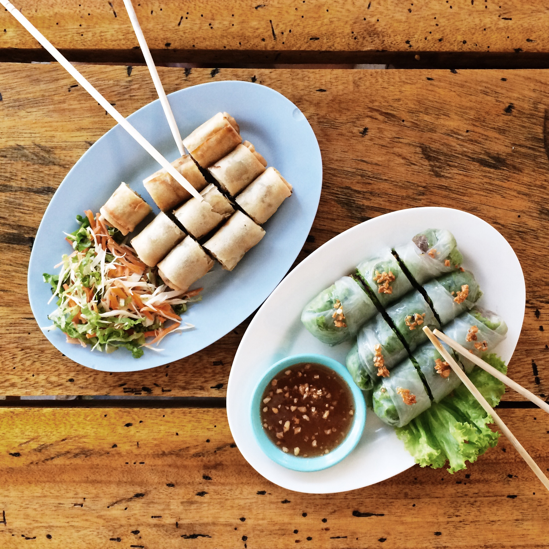Arranged Food and Objects