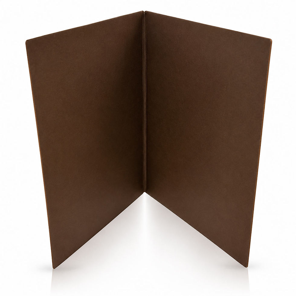 Registre de condoléances classique en velours ouvert avec couverture intérieure