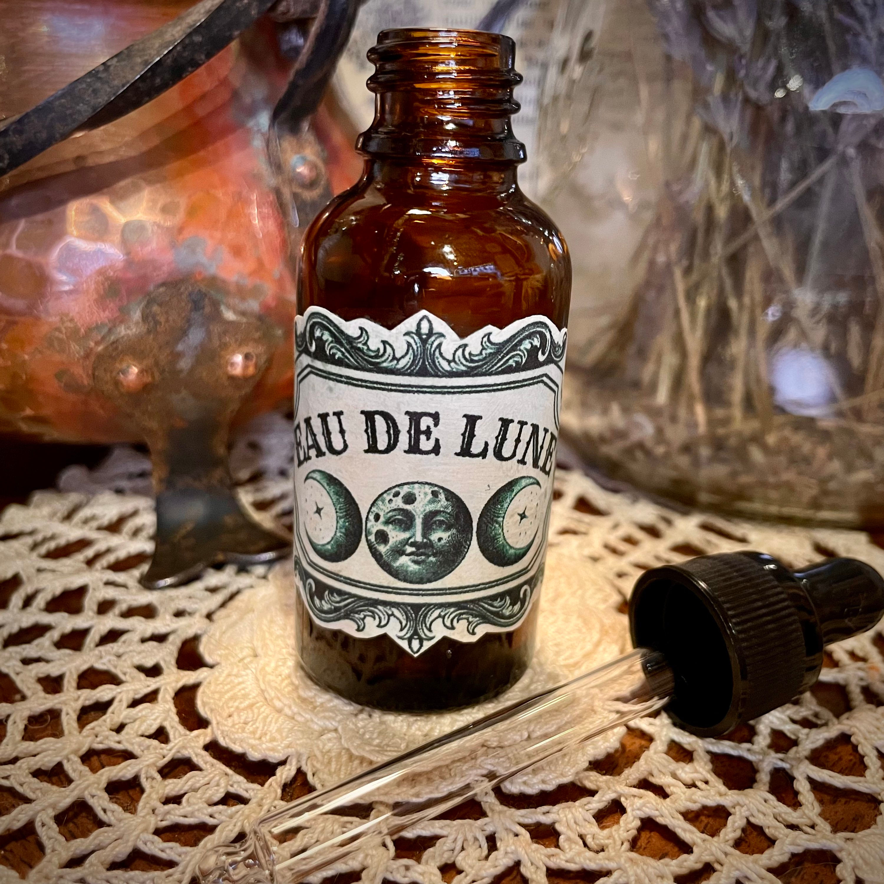 Fiole en verre ambré pour Eau de Lune - 30ml