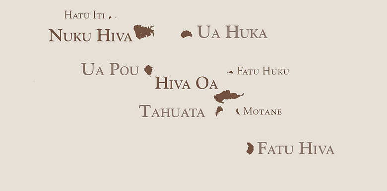 Mapa Islas Marquesas
