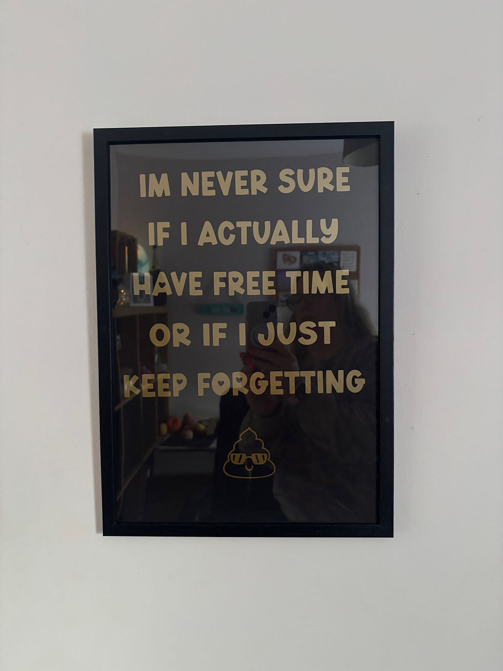Forgetting - A3 Framed Quote