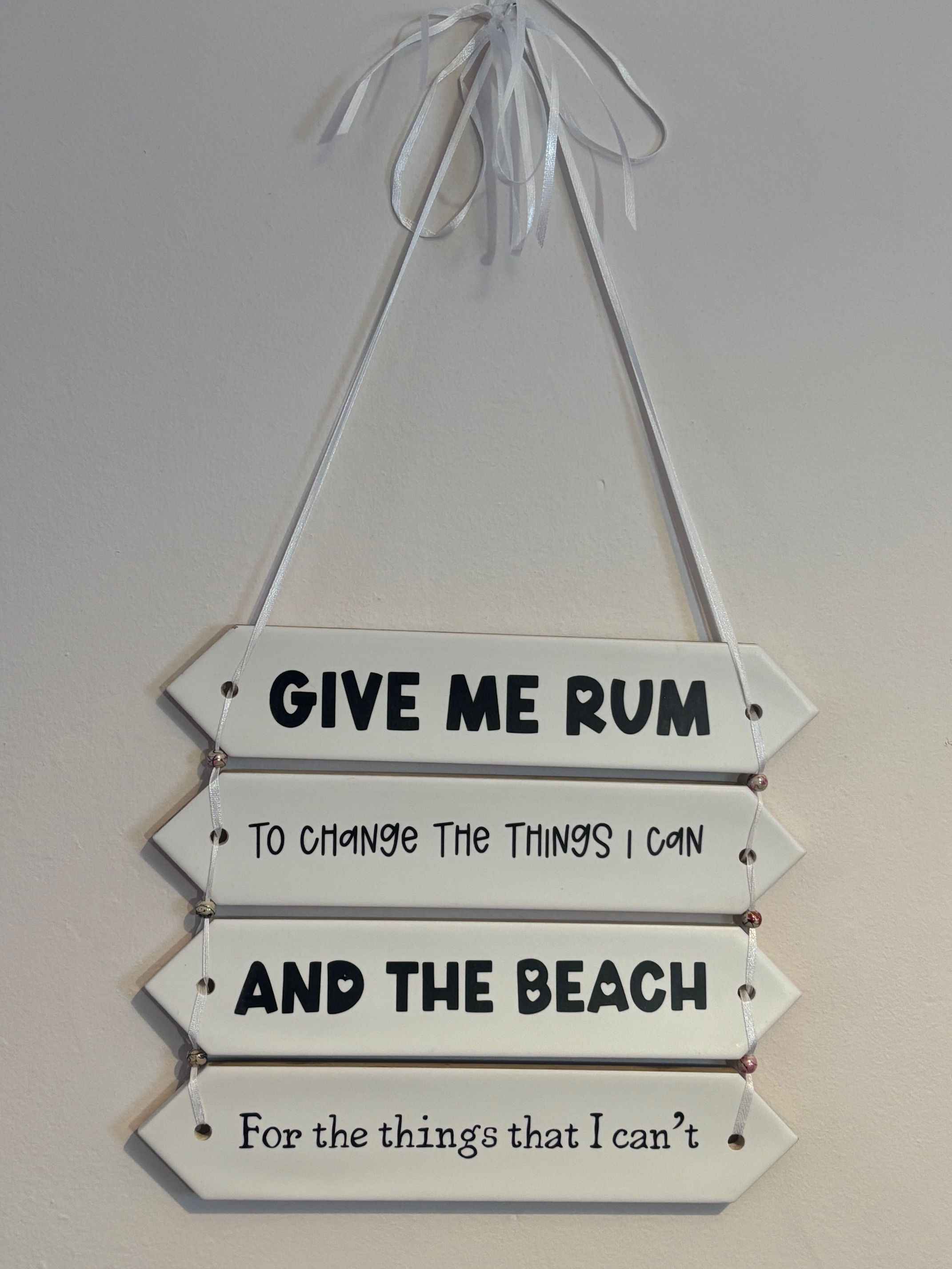 Give me Rum - Tile Sign