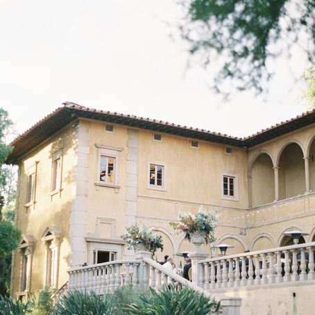 Wedding in an Italian style villa in California 