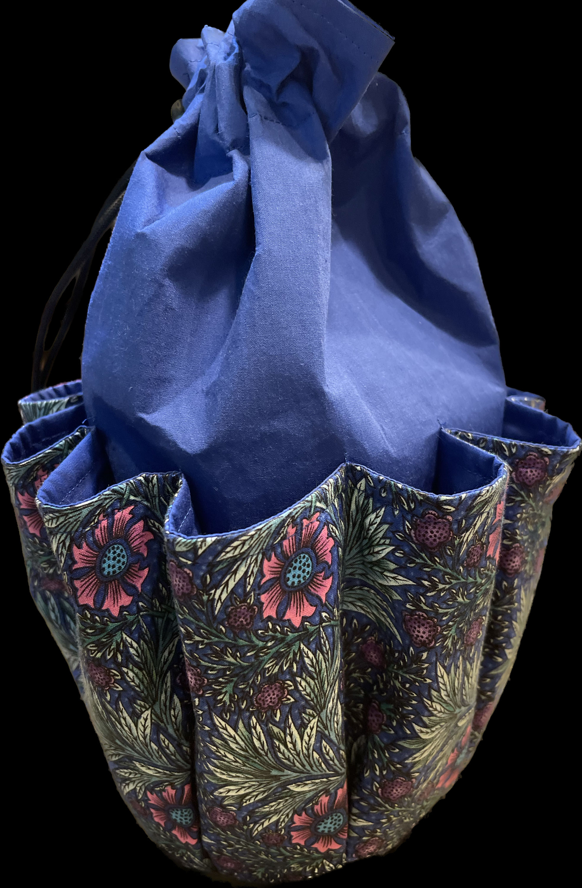 Floral Bag Blue Top 