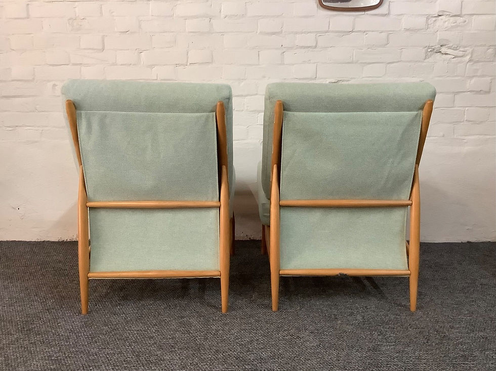 Thumbnail: Pair of Ercol 427 Easy Chairs