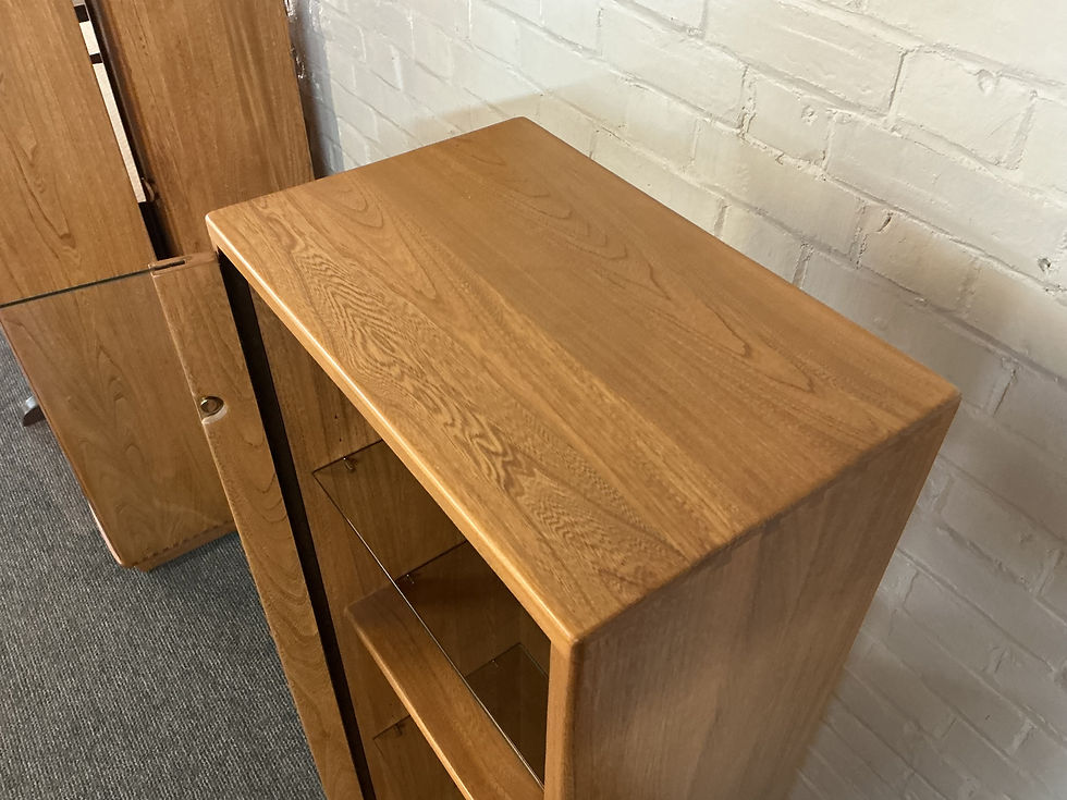 Thumbnail: Ercol Windsor Glazed Display Cabinet.