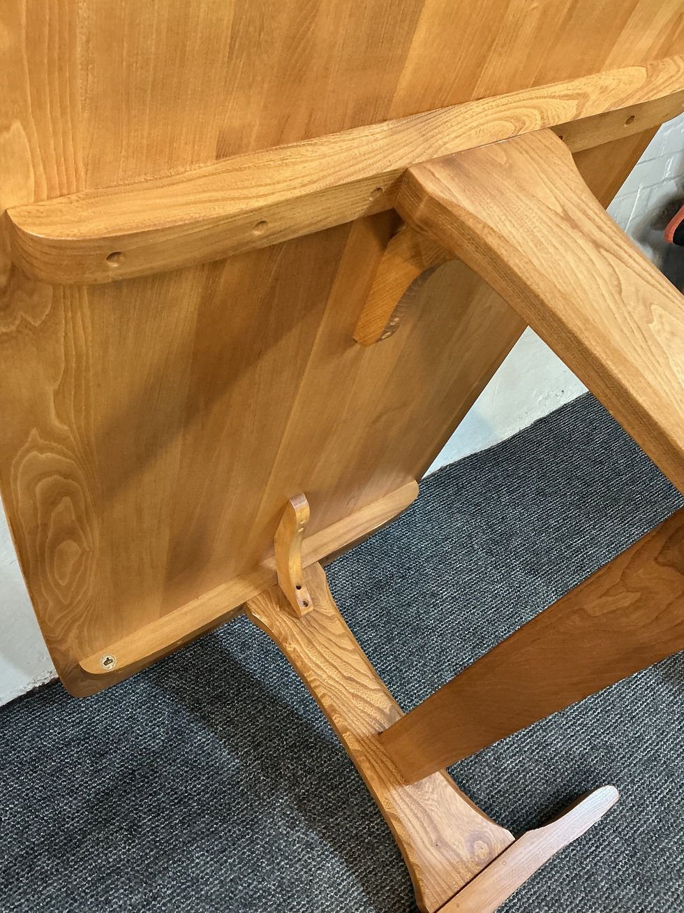 Thumbnail: Ercol Windsor Dining Table and Six Ercol Windsor Quaker Back Chairs