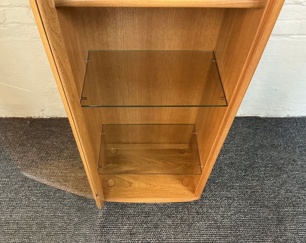 Thumbnail: Ercol Windsor Glazed Display Cabinet.