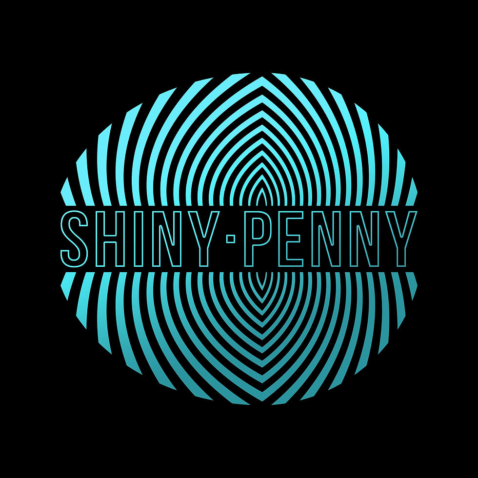 Shiny Penny Shirt Design: Blue