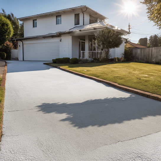 image of shining white driveway after it dries out.jpg