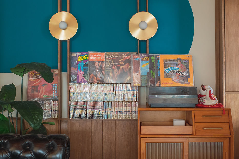 Vintage corner in Cat Aini Cafe