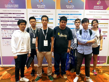Computing Degree Students Visit Cloud Expo Asia 2017