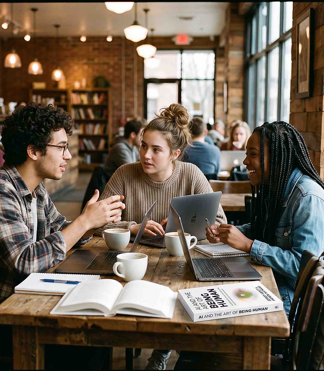 Coffee shop AI and the Art of Being Huma