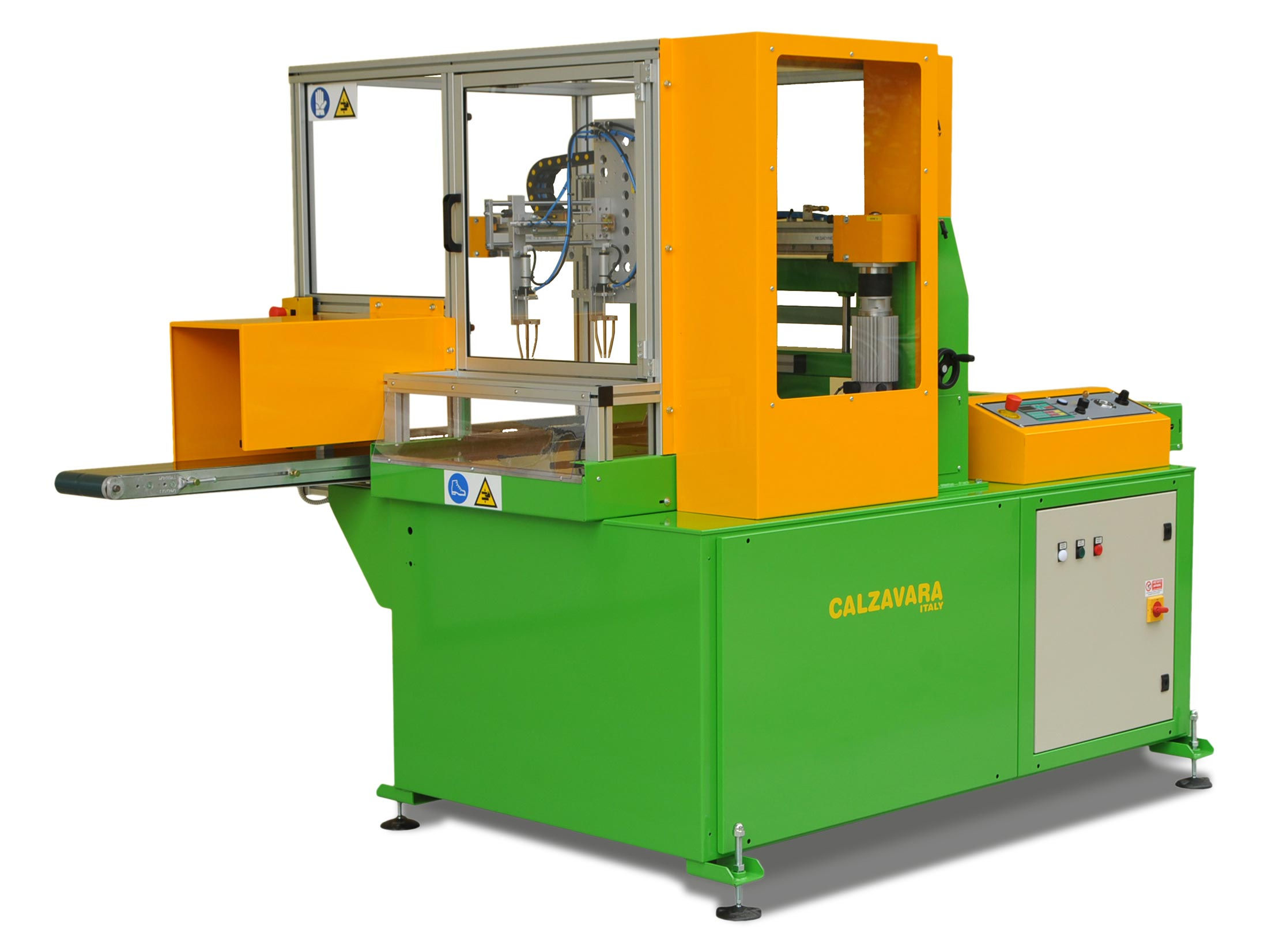 Calzavara TP transplanter machine for transplanting plants between trays and pots