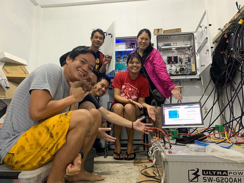 Aiko’s project teammates in KCOSPHI (Kuroshio Current Observing System in the Philippines). These were taken last December 2019 when they were finally able to make their antennas work, after two years of hard work!
