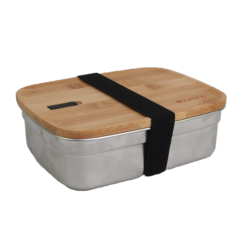 1200ml Bamboo Steel Lunch Box