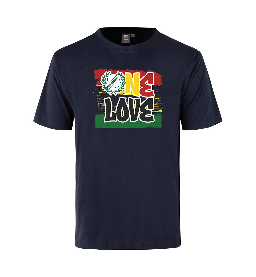 Miniatyrbild: Drottningskärs IF - T-shirt ONE LOVE
