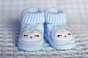 Chaussures pour bébé bleu