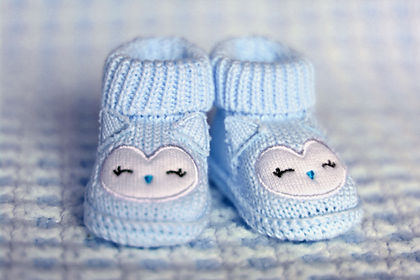 Chaussures pour bébé bleu