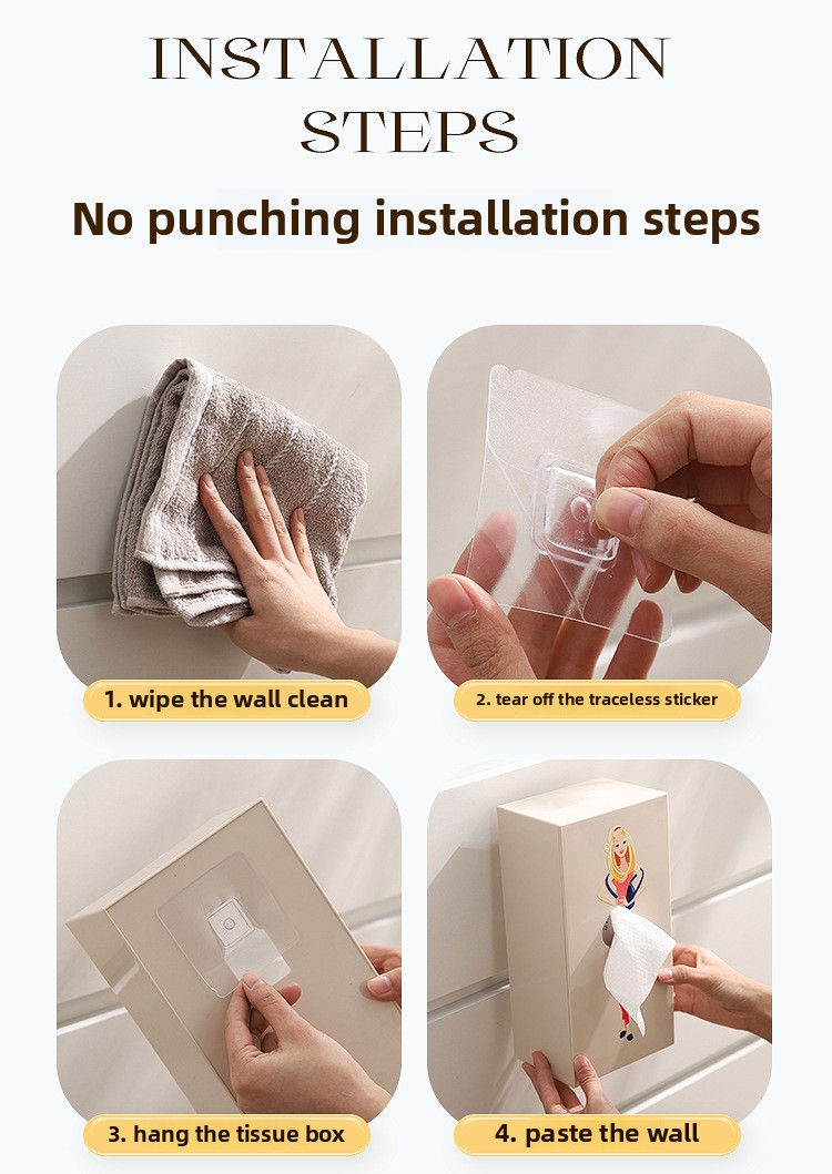 Thumbnail: Girl Face Tissue Box and Napkin Holder with Wooden Cover