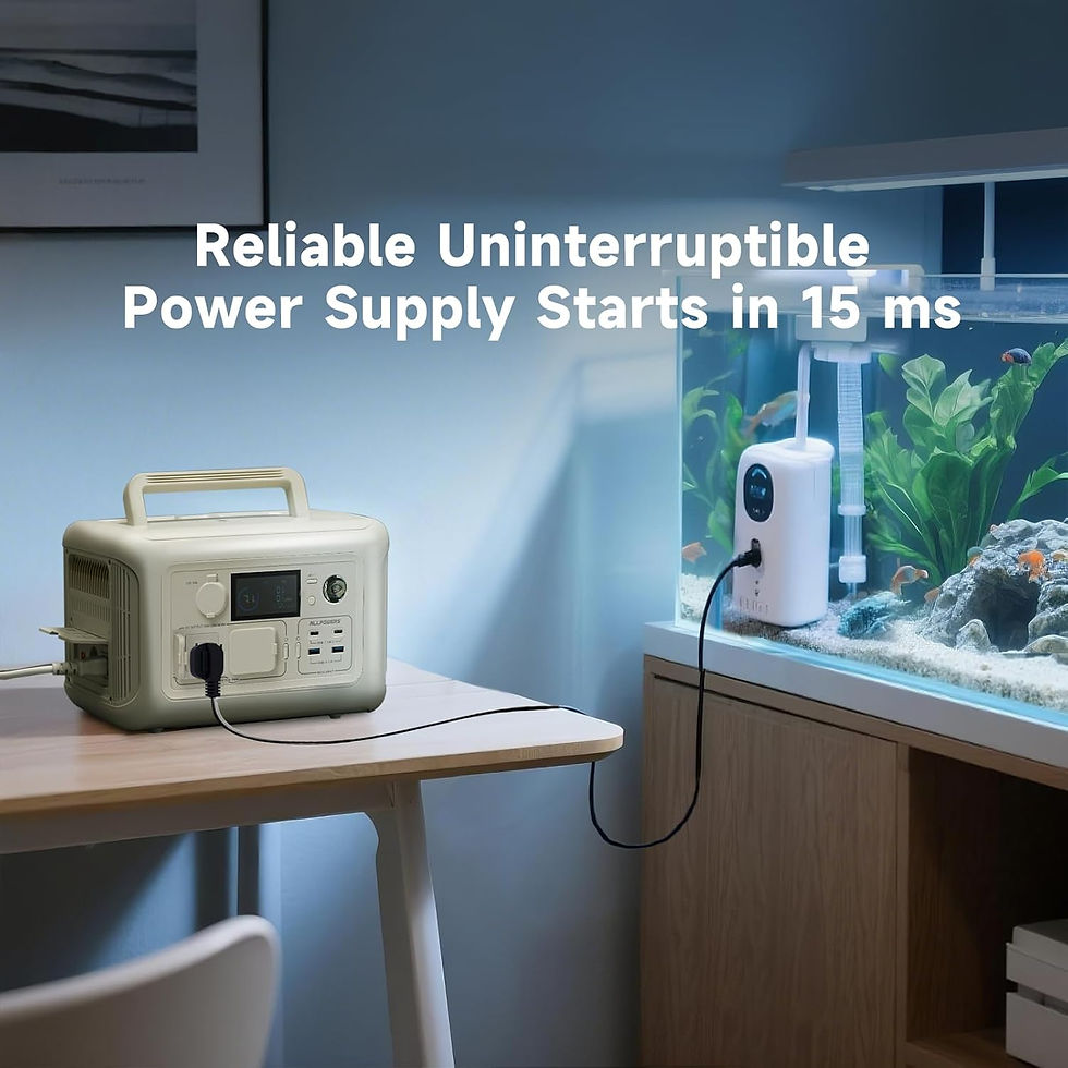 Thumbnail: ALLPOWERS R600 Portable Power Station 600W 299Wh LiFePO4 Solar Generator