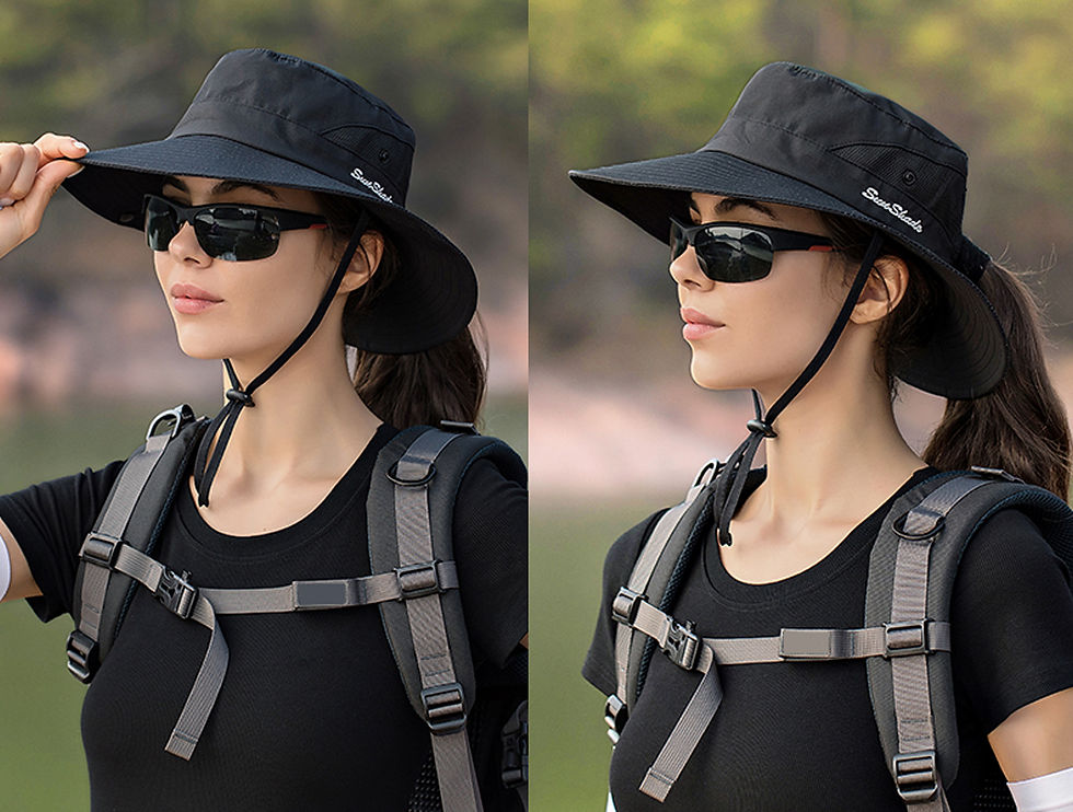 Thumbnail: Breathable Polyester Summer Outdoor Sun Hat