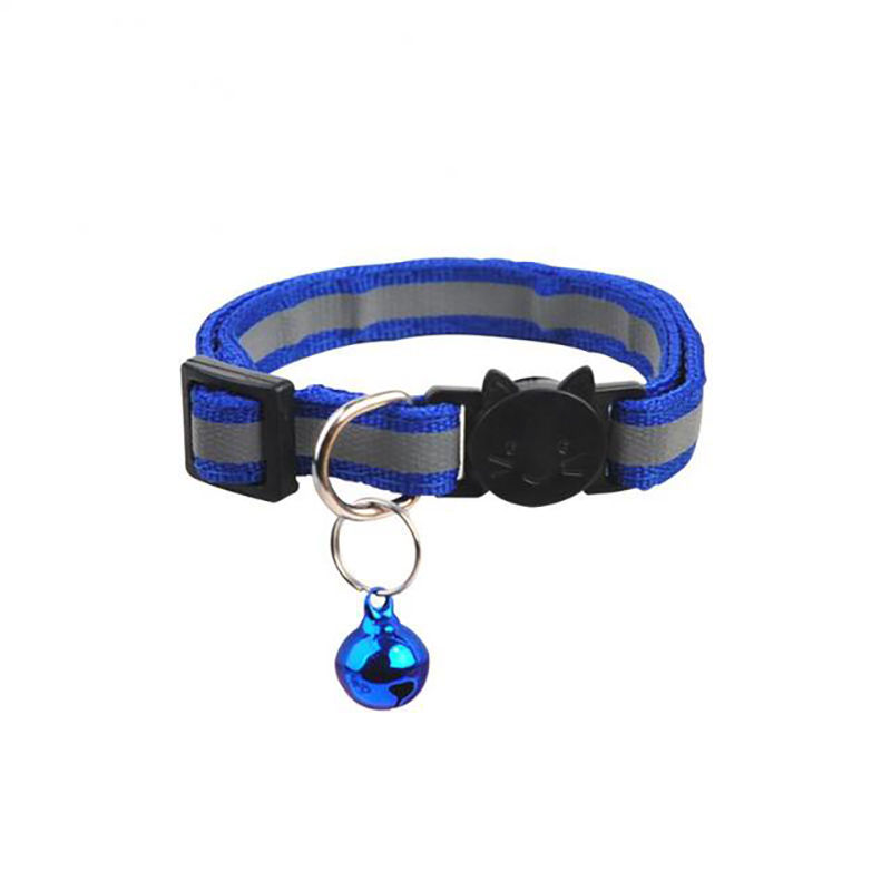 Thumbnail: Adjustable Nylon Cat Collar with Bell