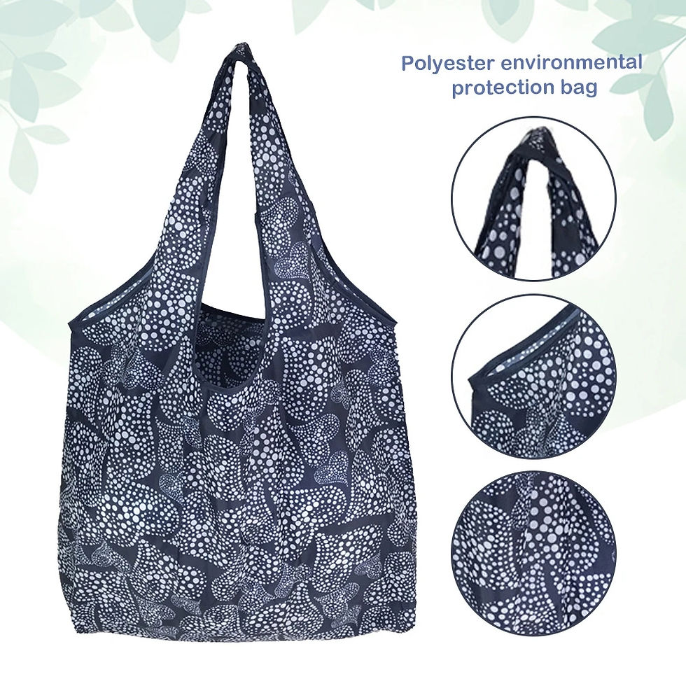Thumbnail: Eco-Friendly Foldable Reusable Shopping Bag