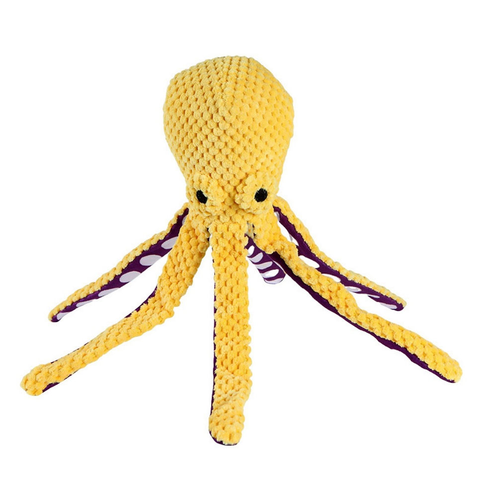 Thumbnail: Octopus Interactive Scented Plush Dog Chew Toy