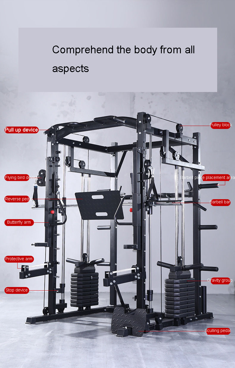 Thumbnail: Commercial Smith Machine Comprehensive Training Equipment