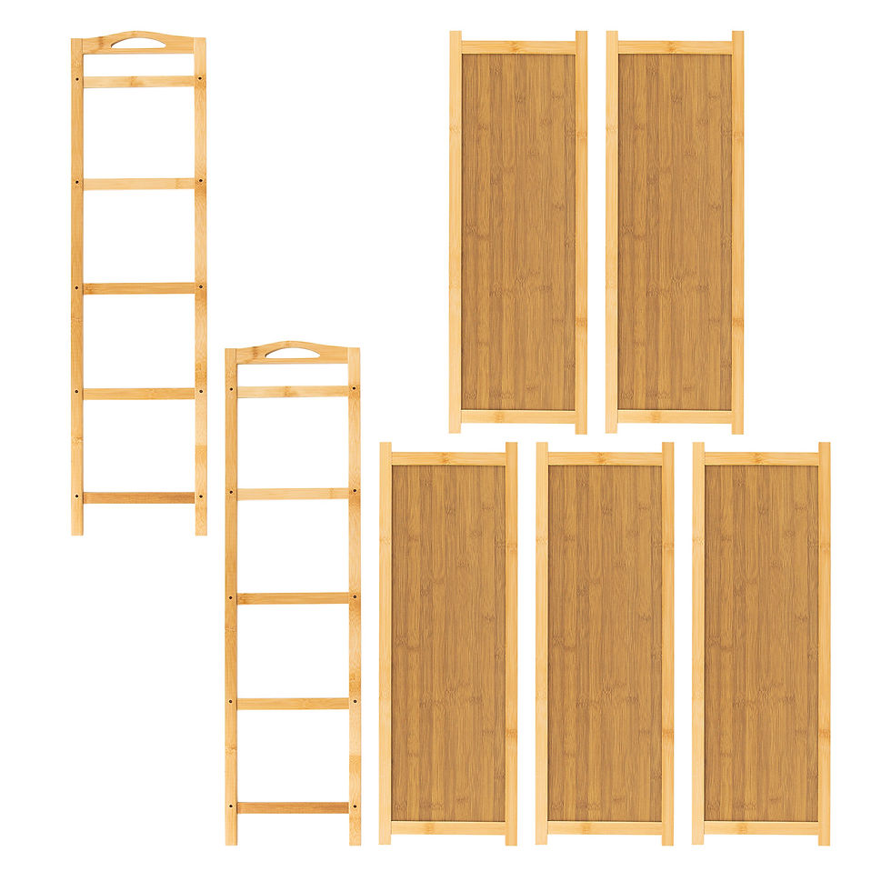 Thumbnail: 5-Tier Bamboo Shoe Rack Storage Unit Organiser