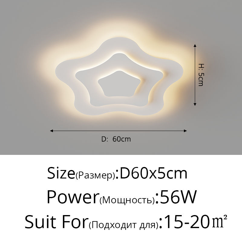 Thumbnail: Modern Contemporary LED Aluminium Cloud Chandelier