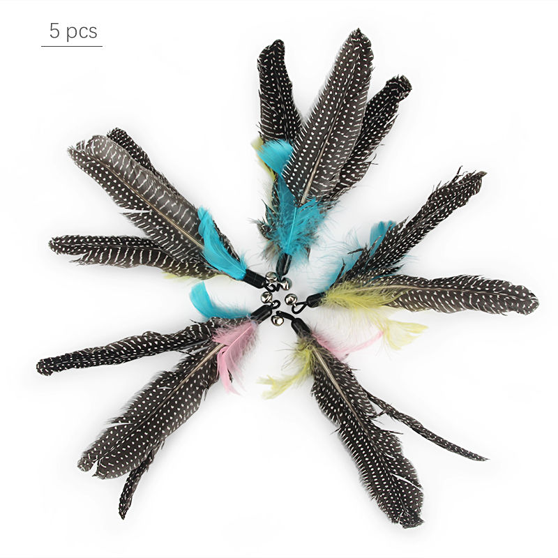 Thumbnail: 5-Piece Feather Cat Toy Replacement Pack