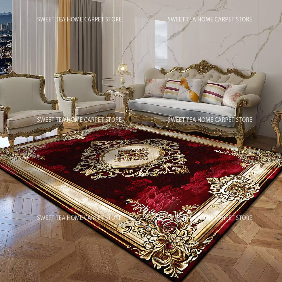 Thumbnail: Persian Luxury Red Living Room Rug