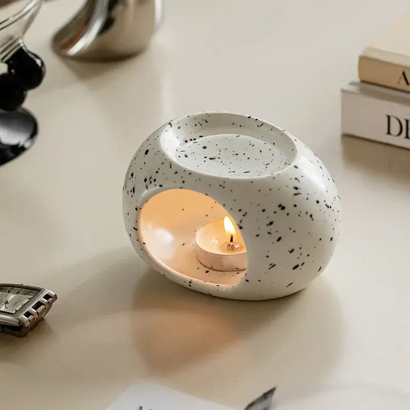 Thumbnail: Ceramic Essential Oil Burner and Candle Heating Holder
