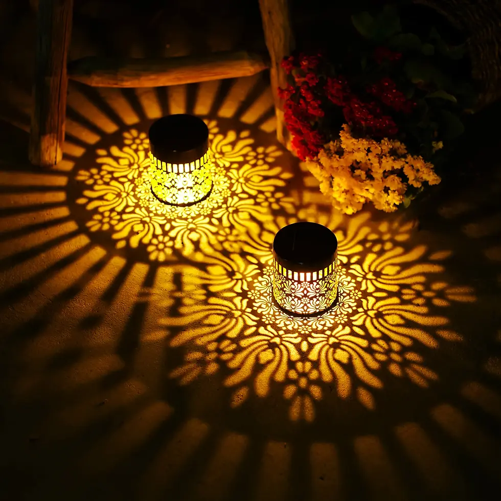Thumbnail: Solar-Powered Datura Wall Lantern Light for Outdoor Garden and Patio