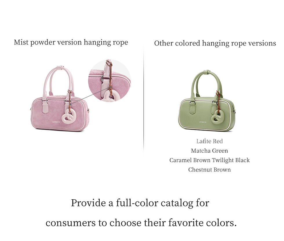 Thumbnail: La Festin Women's Split Leather Shoulder & Crossbody Handbag
