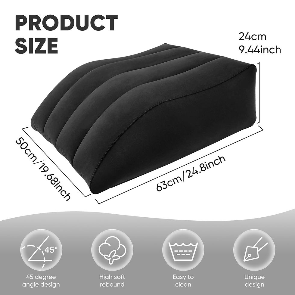 Thumbnail: Inflatable Portable Leg Elevation Wedge Pillow