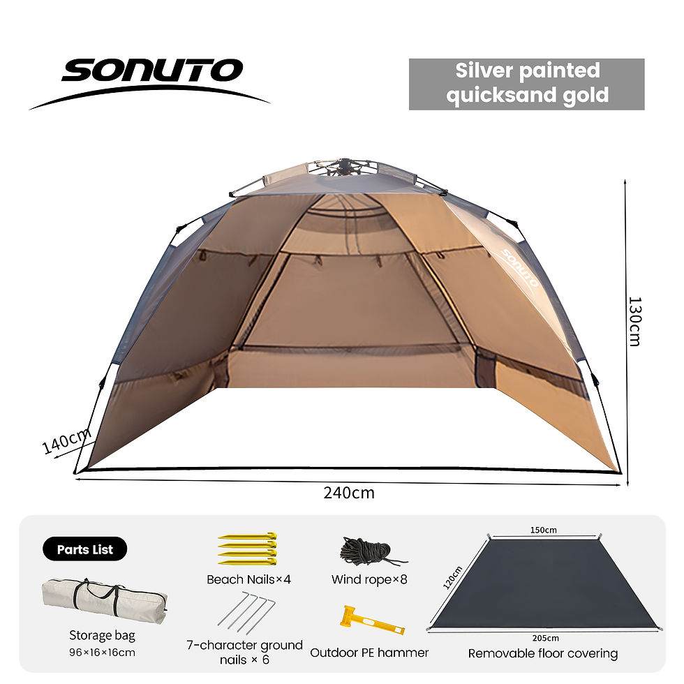 Thumbnail: Sonuto Outdoor 3-4 Person Automatic Pop-Up Camping Tent