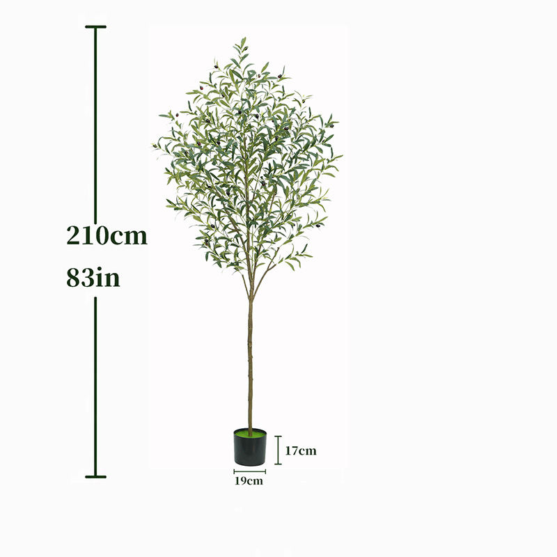Thumbnail: Large Artificial Olive Tree 210-240cm Fire Retardant